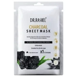 DR RASHEL CHARCOAL SHEET MASK OIL CONTROL DEEP CLEANSING PORE CONTROL SERUM MASK