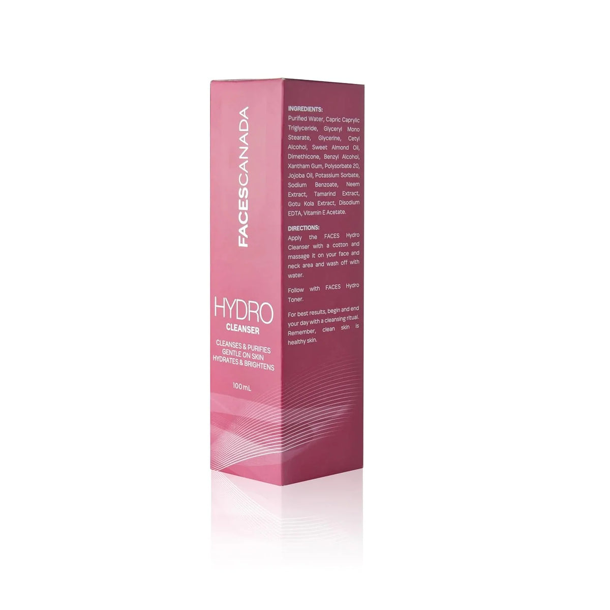 FACES CANADA HYDRO CLEANSER & PURIFIES GENTLE ON SKIN 100ML