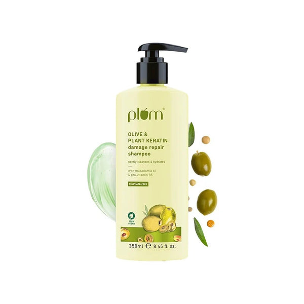 PLUM OLIVE & PLANT KERATIN DAMAGE REPAIR SHAMPOO 250ML
