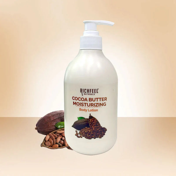 RICHFEEL NATURAL COCOA BUTTER MOISTURIZING BODY LOTION 400ML