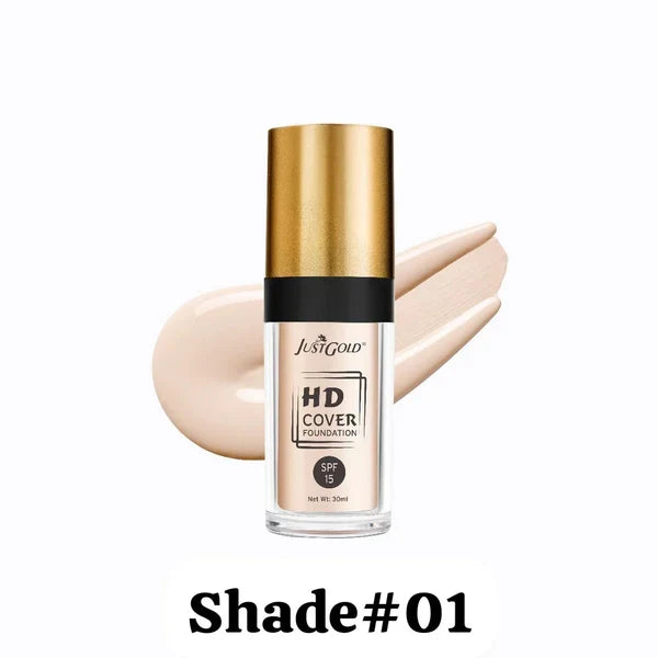 JUST GOLD HD COVER FOUNDATION SPF15