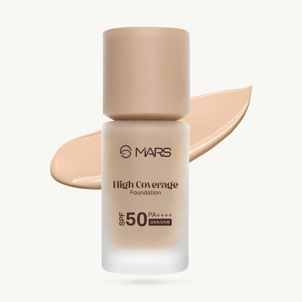MARS HIGH COVERAGE FOUNDATION SPF50 PA++++ UVA/UVB 40ML